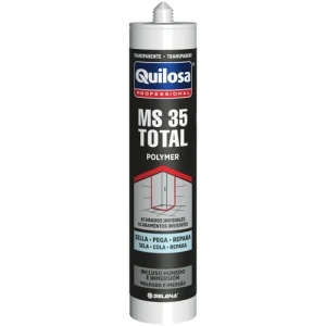 SELLADOR ADHESIVO MS35 TOTAL TRANSPARENTE cartucho 280ML