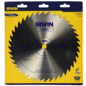 HOJA SIERRA 10" x 40 DIENTES IRWIN CLASSIC BLISTER BUJE 5/8