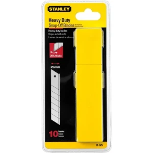 BLISTER ESTUCHE CON 10 HOJAS PARA CORTADOR 25mm STANLEY INGLES