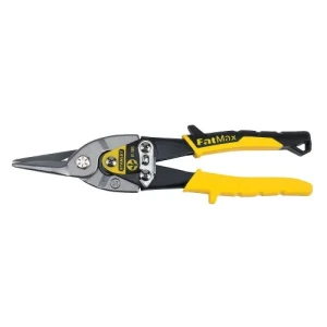 TIJERA CHAPISTA 10" STANLEY RECTA - COLOR AMARILLO (Blister)
