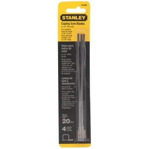 BLISTER 4 HOJAS PARA ARCO CALAR 15106 STANLEY 6½" 20 TPI