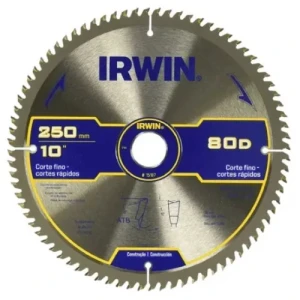 SIERRA CIRCULAR IRWIN-WIDI 10"x 80 DIENTES PARA MADERA BUJE 30-25-16