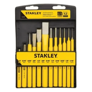 JUEGO DE CINCELES Y BOTADORES STANLEY