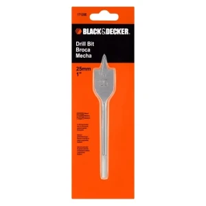 MECHAS CHATAS BLACK+DECKER 25mm PARA MADRA (BLISTER)