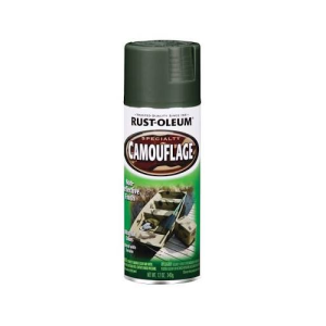 AEROSOL RUST-OLEUM CAMUFLADO MATE / COLOR VERDE OSCURO 340grs.