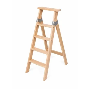 ESCALERA MADERA FAMILIAR 5 ESCALONES - FABRICACION NACIONAL