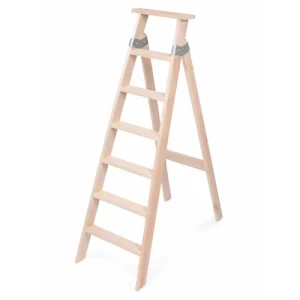 ESCALERA MADERA FAMILIAR 7 ESCALONES - FABRICACION NACIONAL
