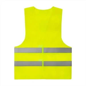 CHALECO REGLAMENTARIO POLIESTER REFLECTOR 2 BANDAS -COLOR NARANJA