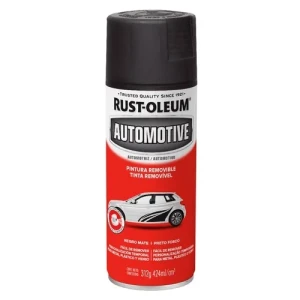 AEROSOL RUST-OLEUM PEEL COAT / COLOR NEGRO MATE 312grs.