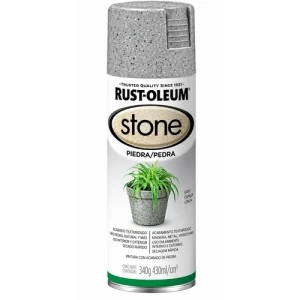AEROSOL RUST-OLEUM EFECTO PIEDRA / COLOR GRIS 340grs.