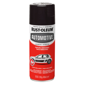 AEROSOL RUST-OLEUM PEEL COAT / COLOR NEGRO BRILLANTE 312grs.