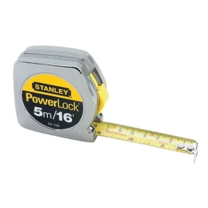 CINTA METRICA STANLEY-POWERLOCK 5 metros x 3/4" (Con freno)