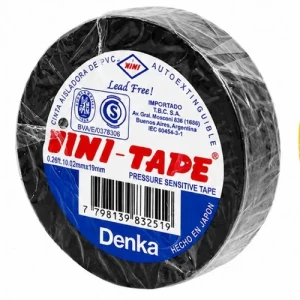 CINTA AISLADORA PVC VINI TAPE 10Y color amarillo (Japon)