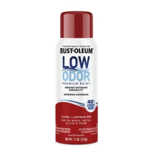 LOW ODOR AEROSOL AL AGUA ROJO BRILLANTE 312gr
