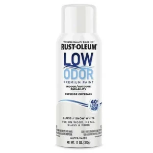 LOW ODOR AEROSOL AL AGUA BLANCO NIEVE BRILLANTE 312gr