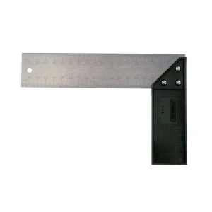 ESCUADRA CARPINTERO STANLEY-THRIFTY MANGO PLASTICO 12"