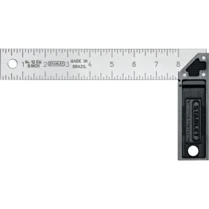 ESCUADRA STANLEY PROFESIONAL MANGO ALUMINIO 8"