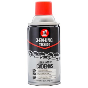 3-EN-UNO TECNICO LUBRICANTE DE CADENAS 236ml. Hecho en U.S.A
