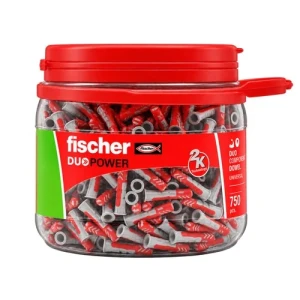 BALDE CON 350 TACOS FISCHER DUOPOWER 8 x 40mm CON TOPE
