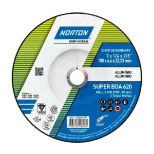 DISCO NORTON DESBASTE 180x6.4mm. SUPER BDA620