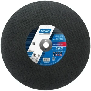 DISCO CORTE METAL CHATO 350x2.8x25mm NORTON BNA32 AZ
