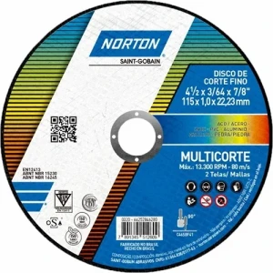 DISCO NORTON MULTICORTE CHATO 115x1.0mm