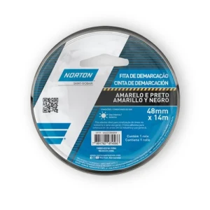 CINTA DEMARCACION NORTON 48x14m AMARILLA/NEGRA