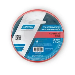 CINTA DEMARCACION NORTON 48x14m ROJA