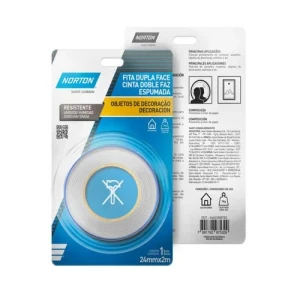 CINTA NORTON DOBLE FAZ 2m X 24mm BLISTER