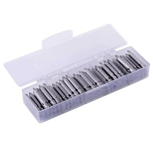 ESTUCHE CON 100 PUNTAS DESTORNILLADOR STANLEY PH 2 x 50mm.