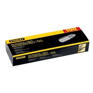 ESTUCHE CON 100 PUNTAS DESTORNILLADOR STANLEY PH 2 x 25mm.