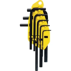 JUEGO DE 8 LLAVES ALLEN STANLEY CON SOPORTE 1.5 - 6mm