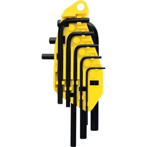 JUEGO DE 8 LLAVES ALLEN STANLEY CON SOPORTE 1/16-1/4"
