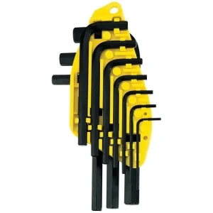 JUEGO DE 10 LLAVES ALLEN STANLEY CON SOPORTE 1.5- 10mm