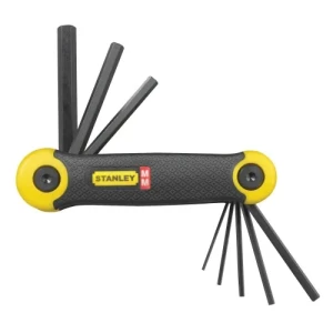 JUEGO DE 8 LLAVES ALLEN STANLEY PRO 1.5-8mm. / PLEGABLE TIPO NAVAJA