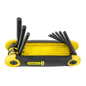 JUEGO DE 9 LLAVES ALLEN STANLEY PRO 5/64-1/4" / PLEGABLE TIPO NAVAJA