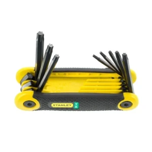 JUEOG DE 8 LLAVES ALLEN STANLEY PRO T9-T40 TORX / PLEGABLE TIPO NAVAJA