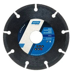 DISCO DIAMANTADO NORTON PARA CORTE METAL 115MM