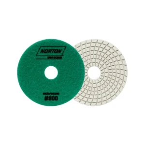 DISCO DIAMANTADO FLEXIBLE 100mm GRANO 800 NORTON VERDE