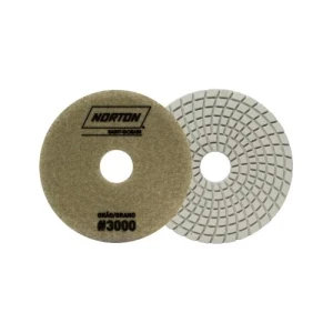 DISCO DIAMANTADO FLEXIBLE 100mm GRANO 3000 NORTON MARRON