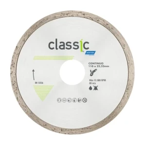 DISCO DIAMANTADO NORTON CLASSIC 110mm CONTINUO