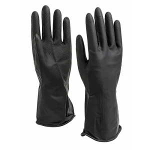 GUANTES STEELPRO LATEX NEGRO ALBAÑIL REFORZADO INDUSTRIAL