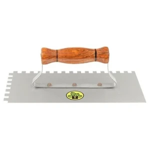 LLANA METAL DENTADA CABO MADERA CERRADO TRAMONTINA 12 x 24cm