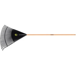 ESCOBILLA PLASTICA NEGRA TRAMONTINA 30 DIENTES ANCHA CON CABO