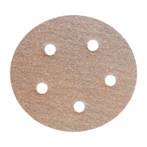 DISCO NOFIL A275 127mm GRANO P120 CON VELCRO CON AGUJEROS NORTON