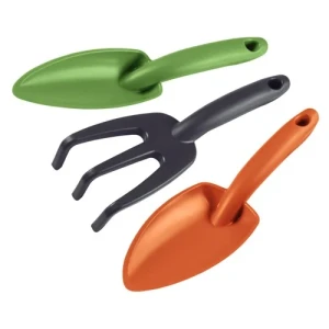 JUEGO DE HERRAMIENTAS DE JARDIN 3 PIEZAS DE PLASTICO TRAMONTINA
