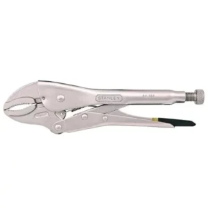 PINZA MORSA STANLEY 10" mordaza curva (blister)