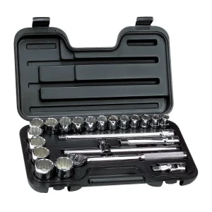 CAJA TUBOS STANLEY ENCASTRE 1/2" 23p 12mm-30mm PLASTICO