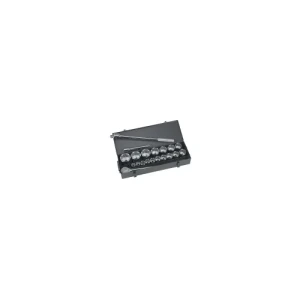 CAJA TUBOS STANLEY ENCASTRE 3/4" 7/8"-2.3/8" CHAPA 21 PIEZAS