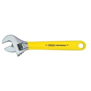 LLAVES AJUSTABLES STANLEY 481-18" NIQUEL-PVC (Blister)